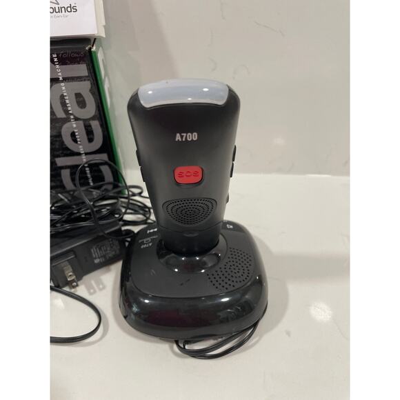 ClearSounds A700E Expansion Handset Amplified Black Phone Answering Machine Mint - Picture 4 of 10